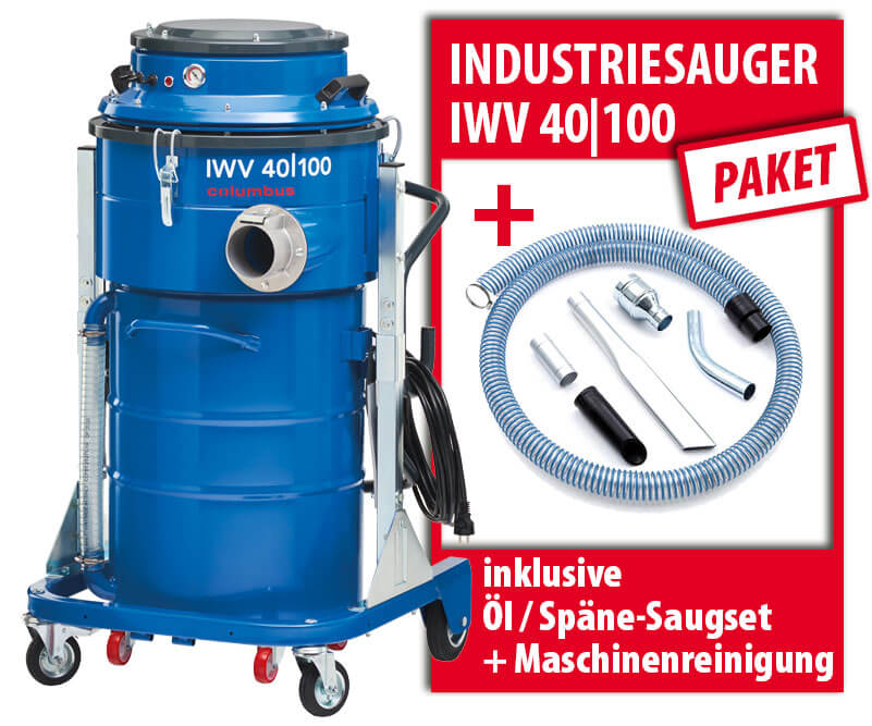 Columbus Industrie Öl- & Spänesauger IWV 40|100 PAKET