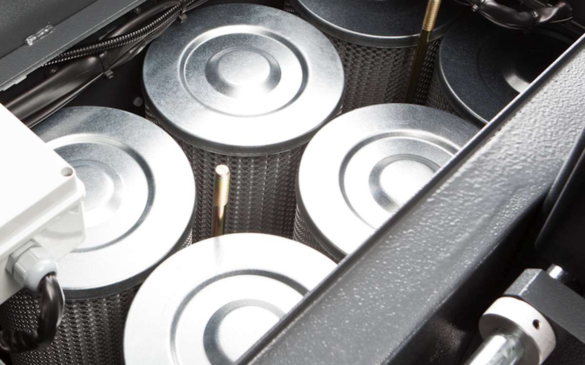 Leistungsstarke Zylinderfilter